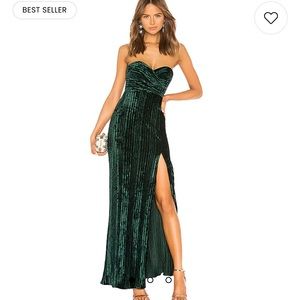 NBD Green Velvet dress